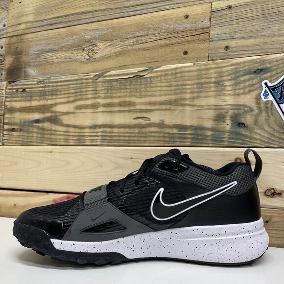 Nike Air Zoom Diamond Elite Turf Baseball Shoes Men’s Size 11.5 Black - Picture 7 of 12